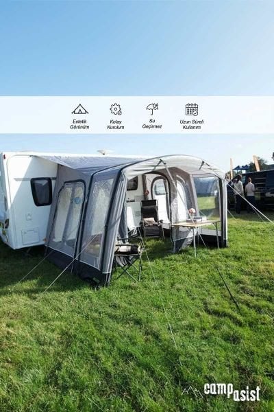 Campasist Air-400K1 Çift Bölmeli Havalı Karavan Tentesi 400x330x235