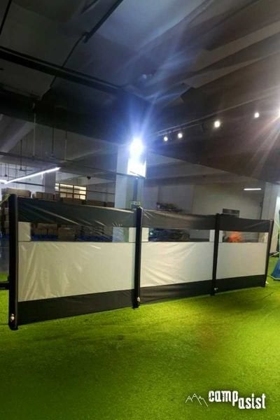 Campasist AirWind-600 Havalı Karavan Rüzgar Duvarı / Bariyer 600x140 3 Panel