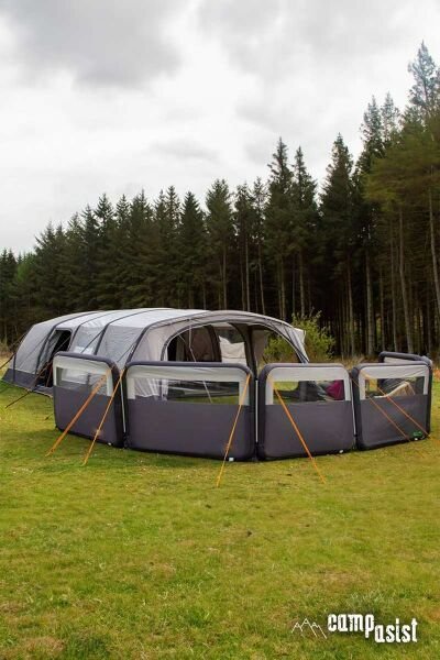 Campasist AirWind-840 Havalı Karavan Rüzgar Duvarı / Bariyer 840x140 3 Panel