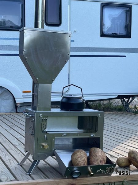 Pelet Sobası Kamp / Veranda Sobası (Çantalı)