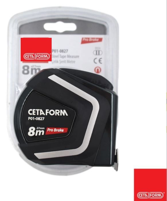 CETA FORM MIKNATISLI ŞERİT METRE Pro-Brake 8 mt x 27 mm  P01-0827