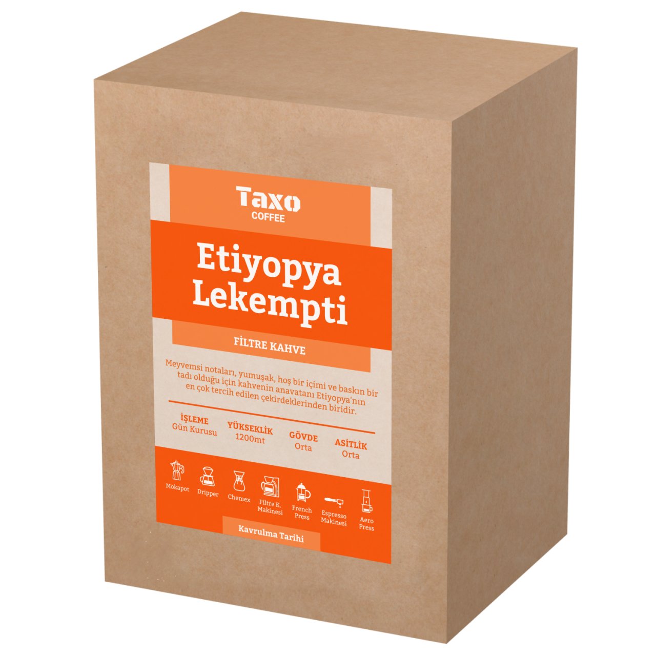 Etiyopya Lekempti 5kg Filtre Kahve