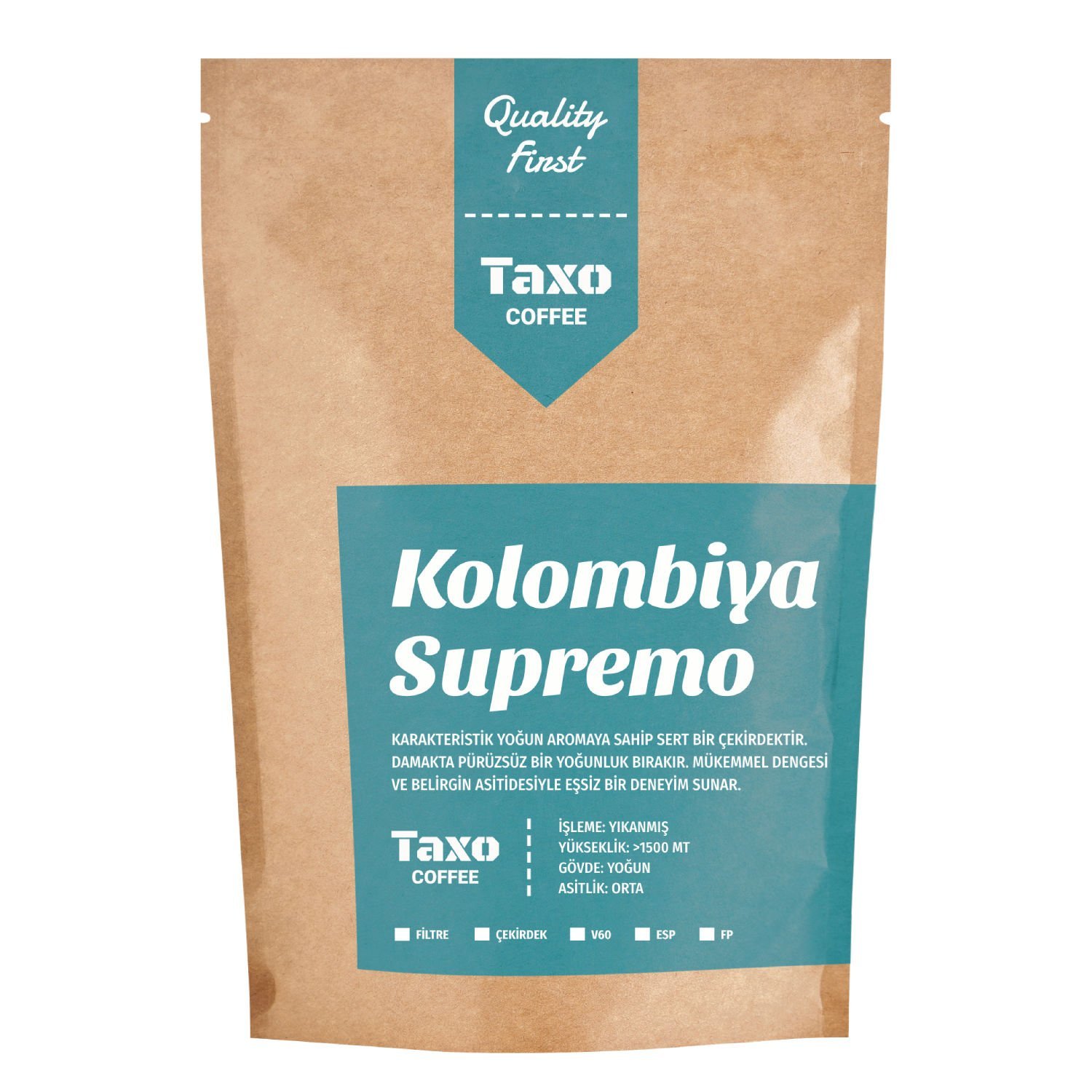 Kolombiya Supremo 250gr Filtre Kahve