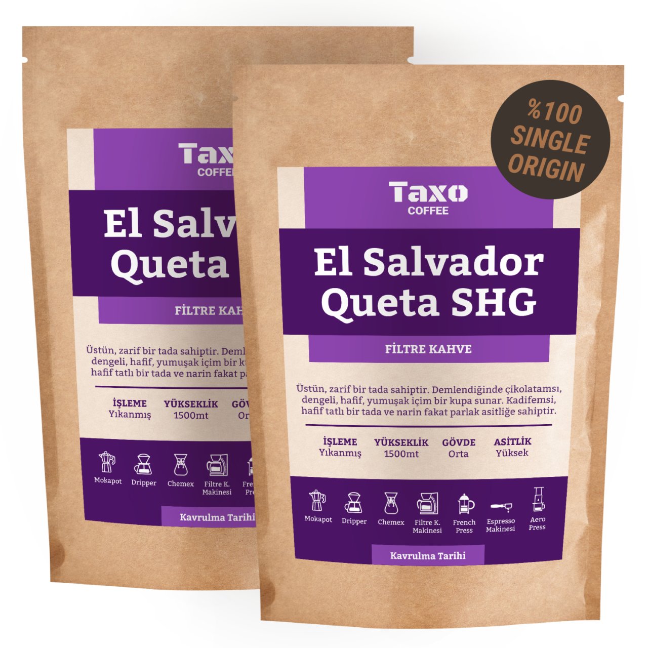 El Salvador Queta 1kg Filtre Kahve