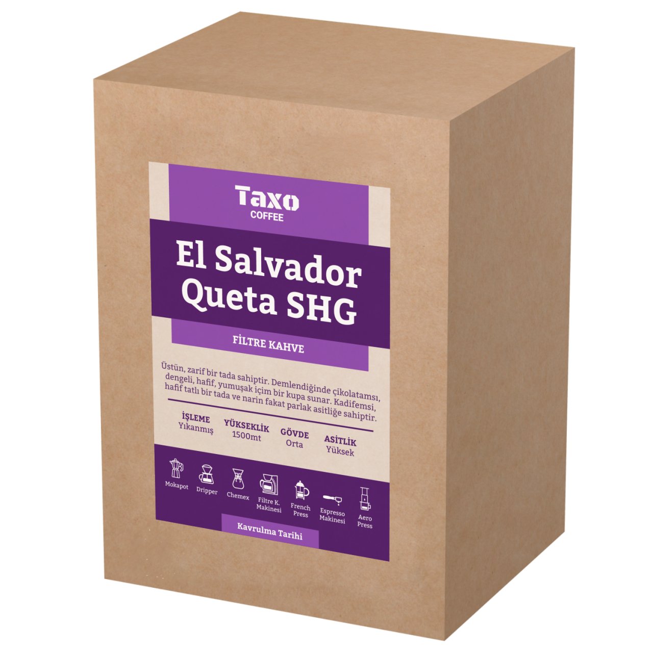 El Salvador Queta 5kg Filtre Kahve