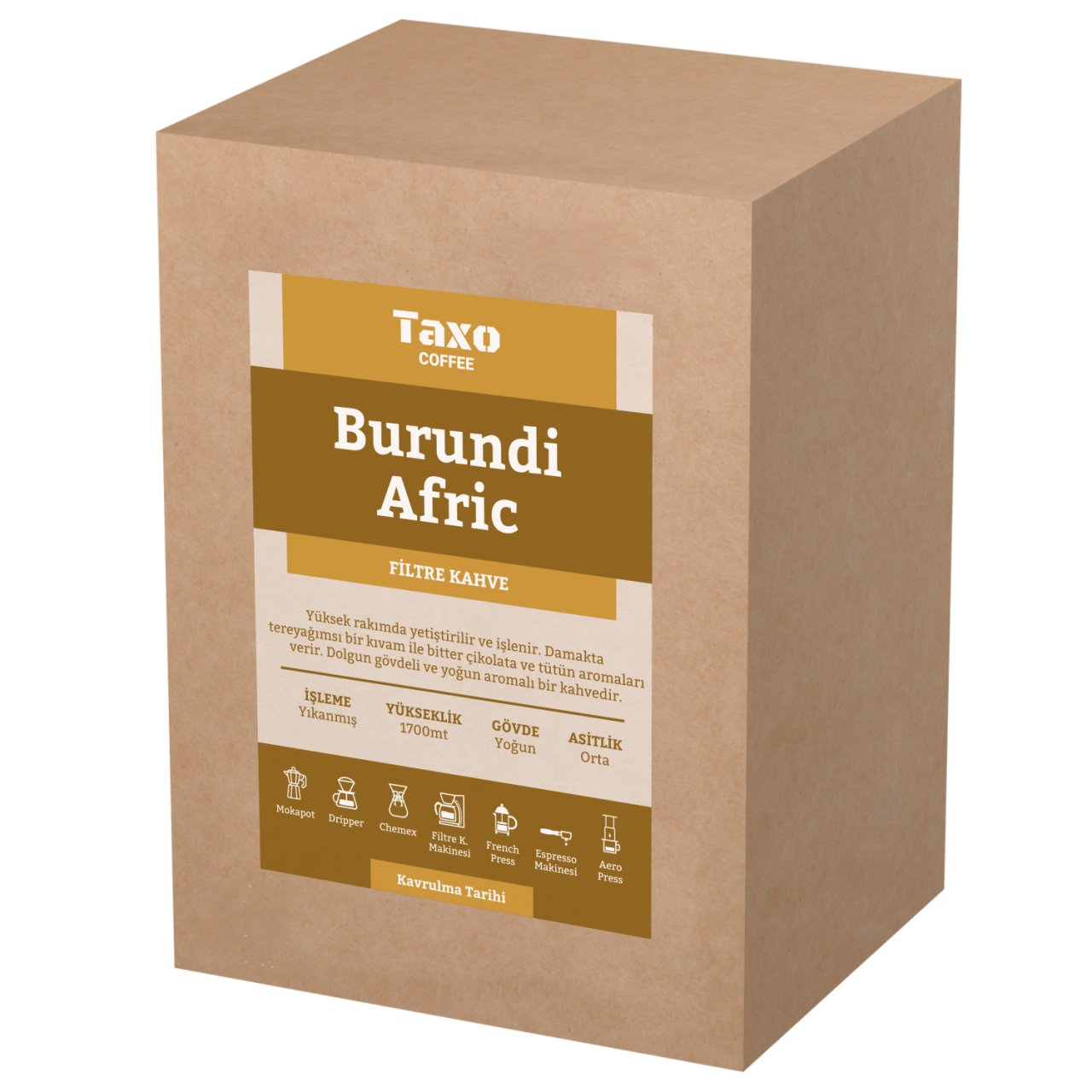 Burundi Afric 5kg Filtre Kahve