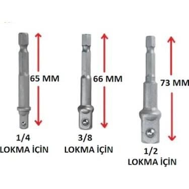 BULMAX 3 PARÇA LOKMA ADAPTÖR SETİ