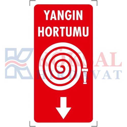 YANGIN HORTUMU - İKAZ LEVHASI