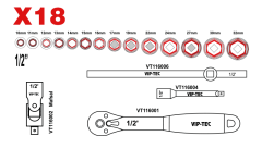 1/2'' LOKMALI ANAHTAR TAKIMI - VT114122