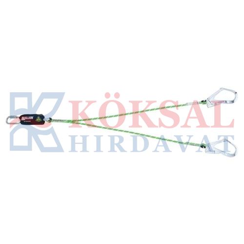 1032387 Çift Kollu Ara Lanyard 1m