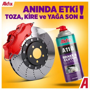 Akfix A110 Fren Balata Temizleyici Sprey 500 ml