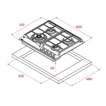 Teka GZC 64320 XBN ST Ankastre Cam Ocak