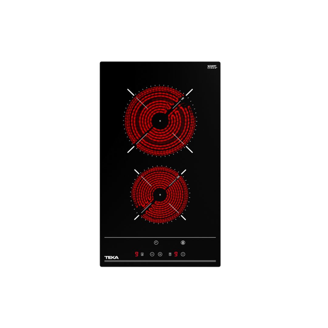 Teka TBC 32010 İki Gözlü Elektrikli Siyah Vitroseramik Ocak