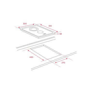 Teka TBC 32010 İki Gözlü Elektrikli Siyah Vitroseramik Ocak