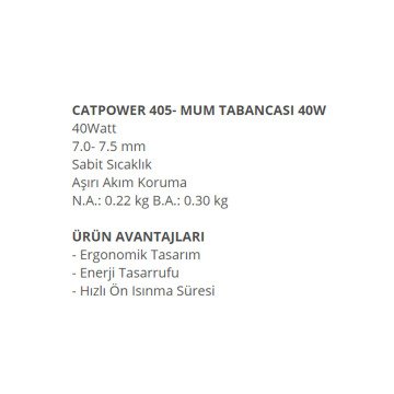 Catpower 405 Mum Silikon Tabancası 40W