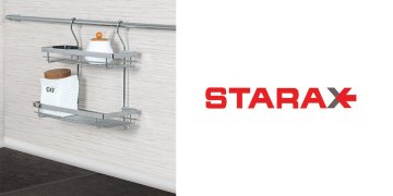 Starax 4007 Klasik Küçük-Büyük Raflı Baharatlık