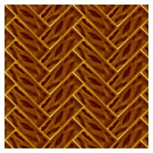 7×21 Cm Shaded Caramel Patterned Ceramic Tile