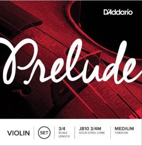 D'addario J810 3/4M Medium Tension Violin String