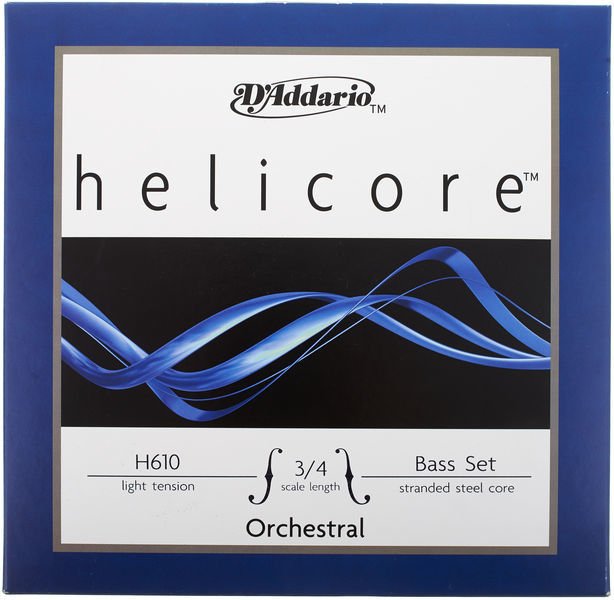 D'addario H610 3/4 Helicore Pizzicato Medium Tension Kontrbas Teli