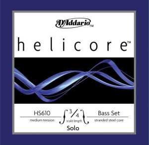 D'addari HS610 3/4 Medium Tension Helicore Solo Double Bass String