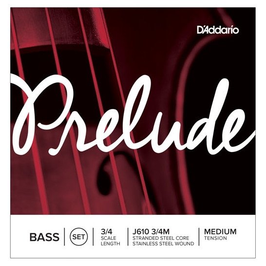 D'addario J610 Medium Tension 3/4 Prelude Double Bass String