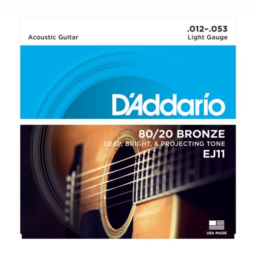 D'Addario EJ11 80/20 Bronze Akustik Gitar Teli (12-53)