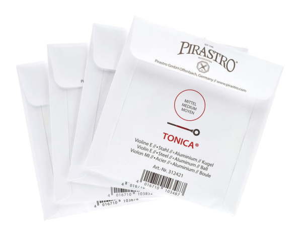 Pirastro Tonica Violin String Set