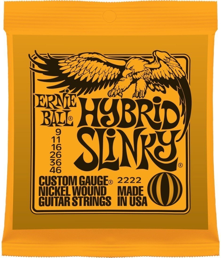 Ernie Ball P02222 Hybird Slinky Nickel 09-46 Elektro Gitar Teli