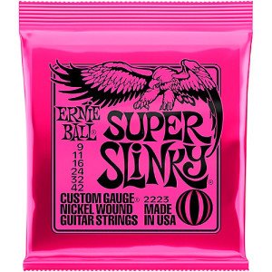 Ernie Ball P02223 Super Slinky 09-42 Elektro Gitar Teli