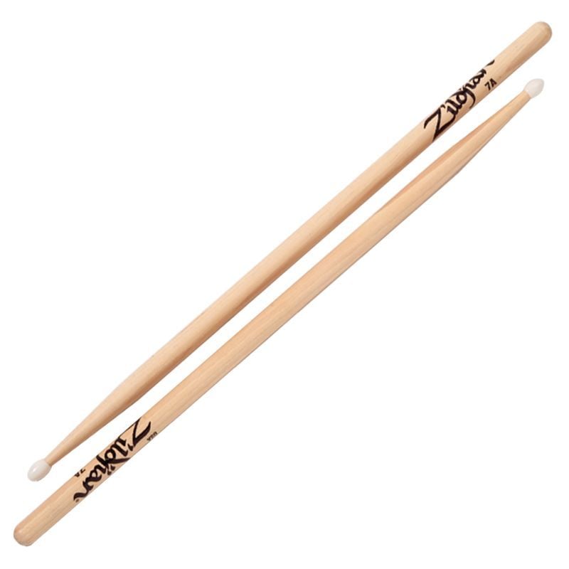 Zildjian 7A Hickory Drumsticks 7A Naylon Naturel Baget