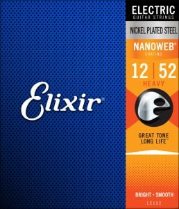 Elixir 12152 Nanoweb Heavy Elektro Gitar Teli (12-52)