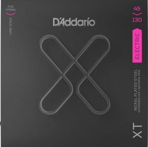 D'Addario XTB45130 Regular Light, 5-String / Long Scale Set - 5 String Bass String 45-130