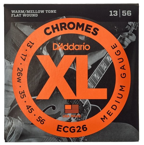 D'Addario ECG26 Chromes Elektro Gitar Teli (013-056)