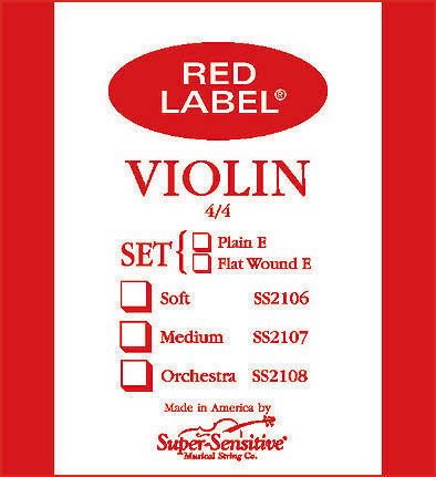 Red Label D (RE) 3/4 Violin String