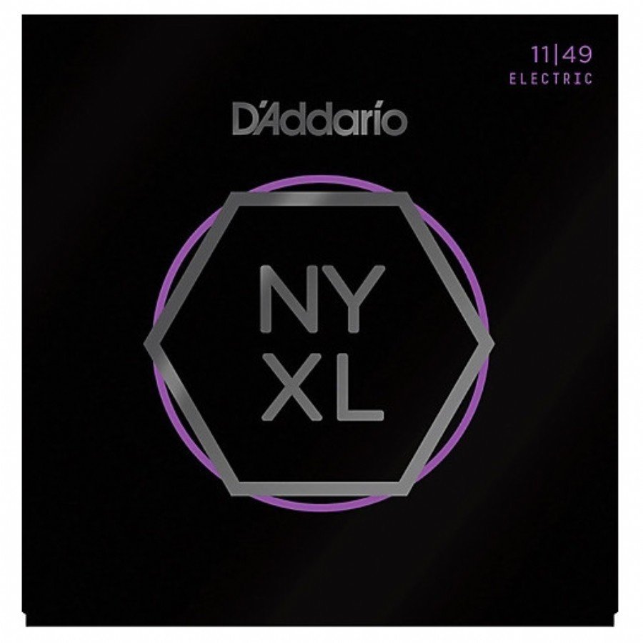 D'Addario NYXL1149 Nickel Wound Electric Guitar Strings, Medium, 11-49 Takım Tel - Elektro Gitar Teli 011-49