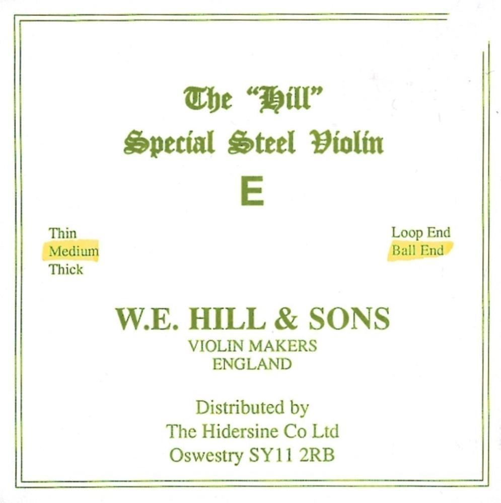 W.E. Hill & Sons Hill E (Mİ) Ball Keman Teli