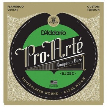D'Addario EJ25C Pro-Arté Clear Nylon Composite, Flamenco Team String - Flamenco Guitar String