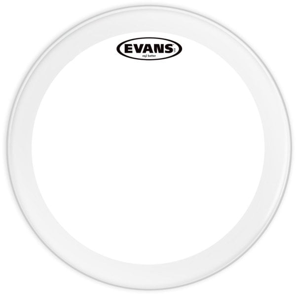 Evans Deri 20'' Eq2 Kick Clear Ringli-Delikli Çift Kat (16,5 Mil)