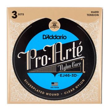 D'Addario EJ46-3D String - Classical Guitar String (3 Set)