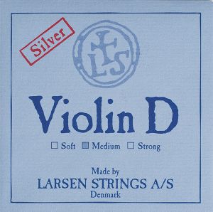 Larsen Silver D (RE) Violin String