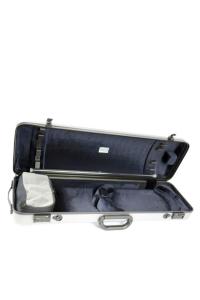 BAM Hi-Tech 2.4kg silver gray Violin Box-Case