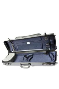 BAM Hi-Tech 2.4kg black carbon look Violin Box-Case