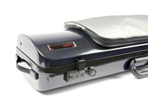 BAM Hi-Tech 2.4kg black carbon look Violin Box-Case
