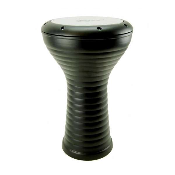 Darbuka Cast Black Pipe Patterned