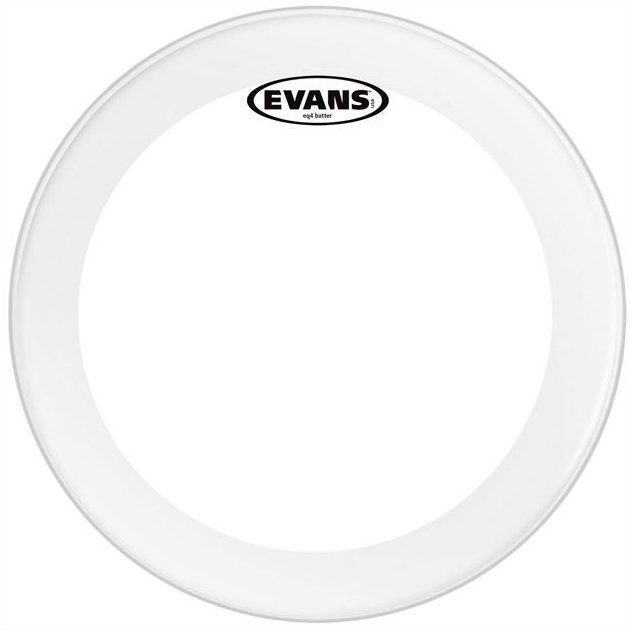 Evans BD16GB4 16'' Leather Single Ply Leather With Clear Bass Ring