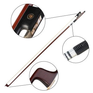 Tonal VB100 4/4 Ebony Heel Violin Bow Brazilwood