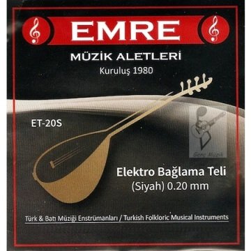 Emre 0.20 MM Siyah Çelik Elektro Bağlama Teli