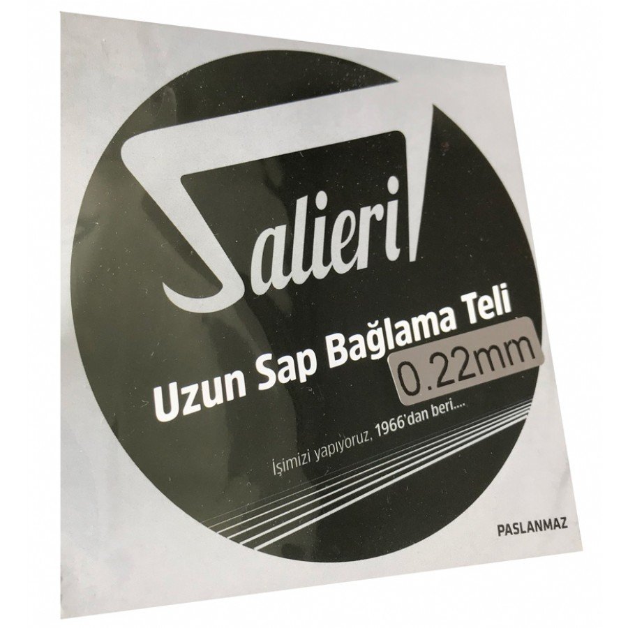 Salieri 0.22 Paslanmaz Uzun Sap Bağlama Teli