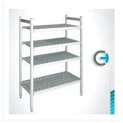 COLD ROOM SHELF 90x36x160 DOUBLE