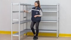 COLD ROOM SHELF 130x46x160 DOUBLE